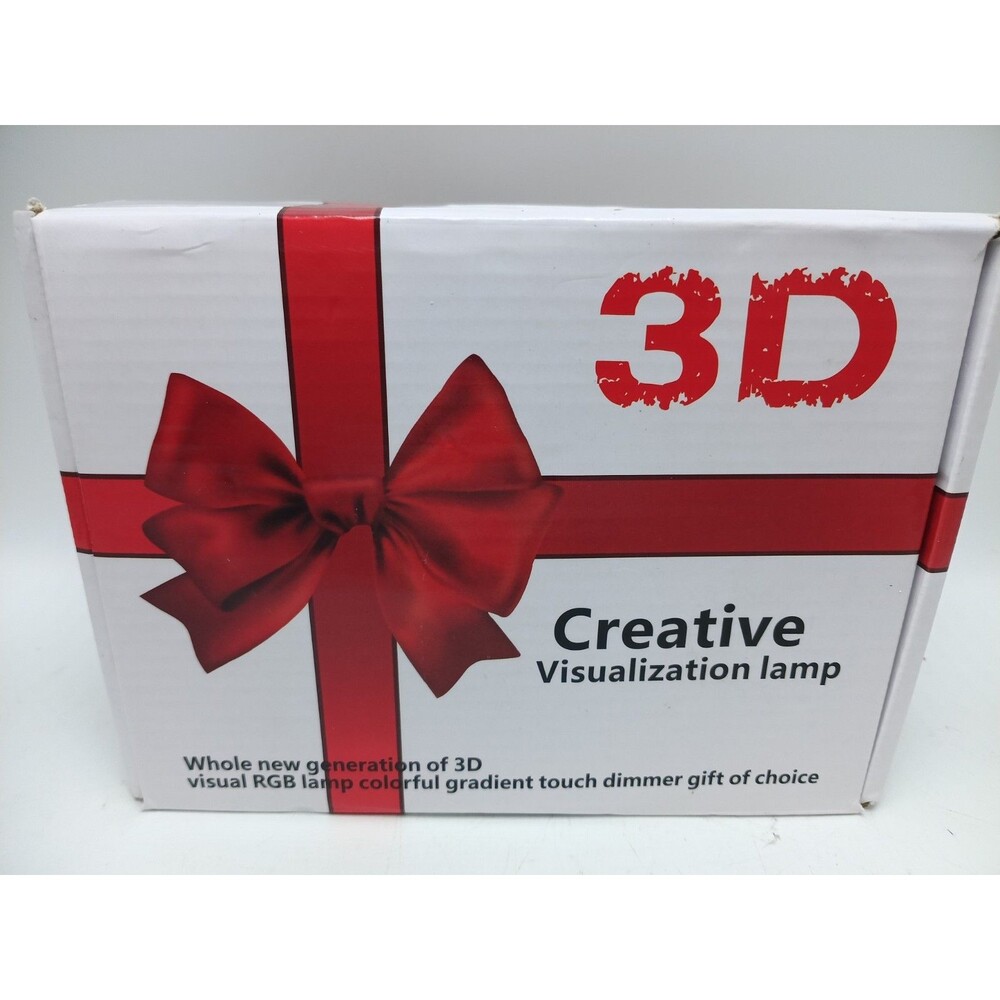 Creative 3D Visualization Lamp New Open Box